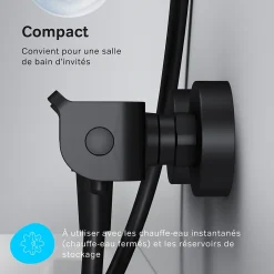 Am.Pm Europe Mitigeur de douche thermostatique Robinet salle de bain, Noir FNA40022 Flash AM.PM* Robinet De Douche