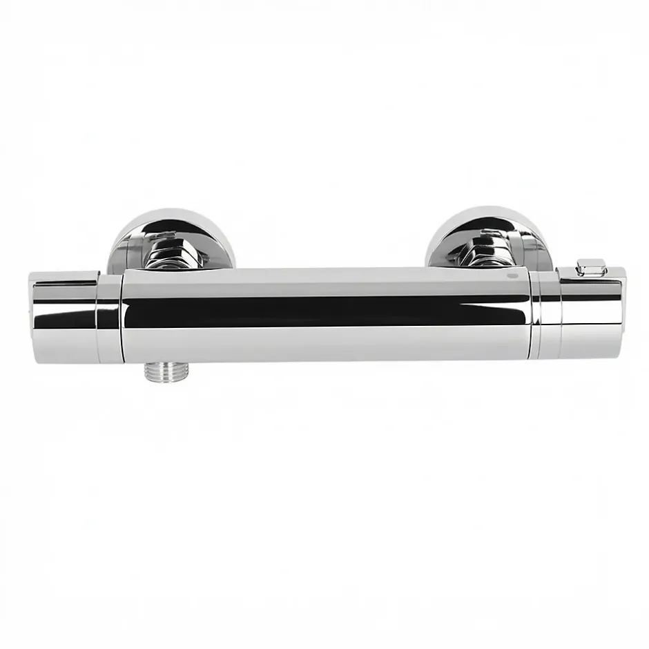 GoodHome Mitigeur de douche thermostatique, chrome, Myra* Robinet De Douche