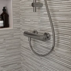 GoodHome Mitigeur de douche thermostatique, chrome, Myra* Robinet De Douche
