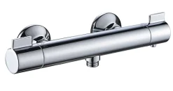 Edouard Rousseau Mitigeur de douche thermostatique chrome, Sferou