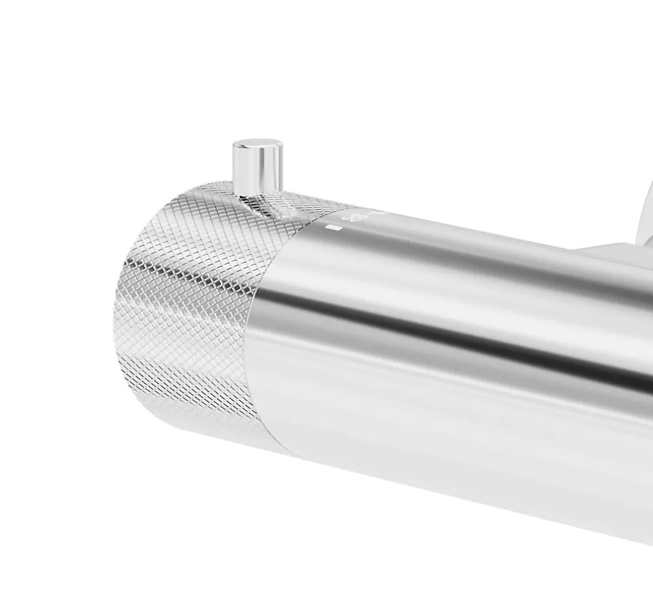 GoodHome Mitigeur de douche thermostatique, chrome, Owens
