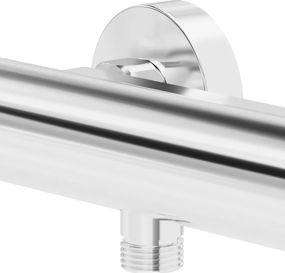 GoodHome Mitigeur de douche thermostatique, chrome, Owens
