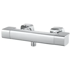 GoodHome Mitigeur de douche thermostatique chromé Teesta