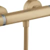 Hansgrohe Mitigeur de douche thermostatique bronze brossé, Ecostat Comfort