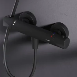 Am.Pm Europe Mitigeur de douche thermostatique Robinet salle de bain, Noir FTA40022 Hit AM.PM