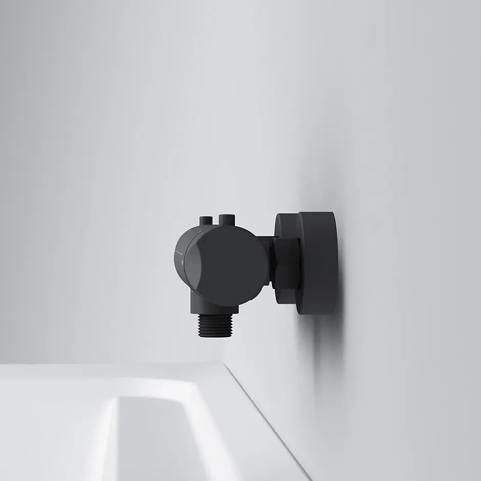 Am.Pm Europe Mitigeur de douche thermostatique Robinet salle de bain, Noir FTA40022 Hit AM.PM