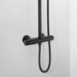 Edouard Rousseau Mitigeur de douche thermostatique noir Breva* Robinet De Douche