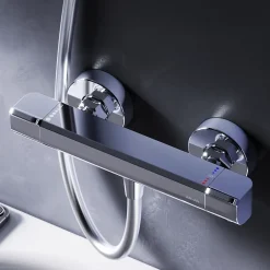Am.Pm Europe Mitigeur de douche thermostatique Robinet salle de bain, Chromé FNA40000 Flash AM.PM