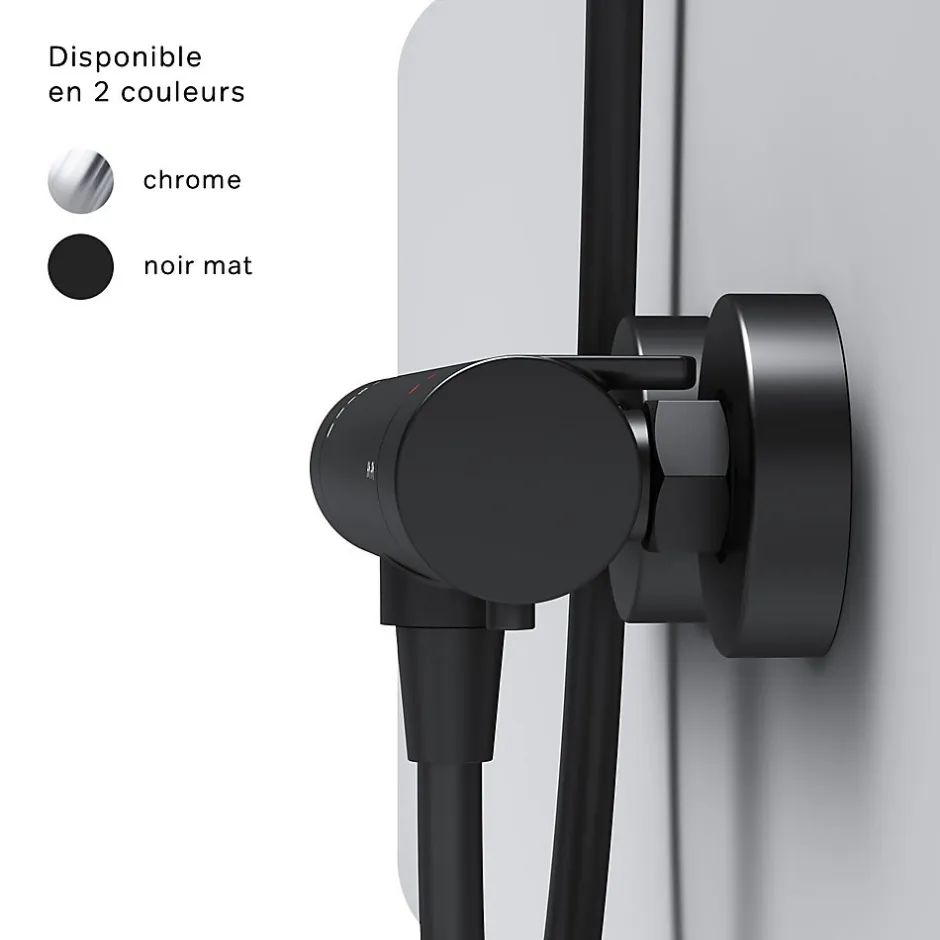 Am.Pm Europe Mitigeur de douche thermostatique Robinet salle de bain Noir, FXA40022 X-Joy AM.PM* Robinet De Douche