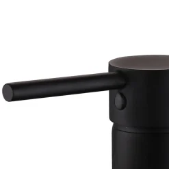 Kroos Mitigeur de lavabo à bec court Noir* Robinet Lave-Mains