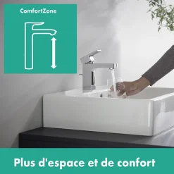 Hansgrohe Mitigeur de lavabo 100 Vernis Shape chromé