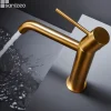 Imex Mitigeur de Lavabo Anti-Calcaire Bec Bas Or Brossé MONZA BDM039-1OC* Robinet Lavabo Et Vasque