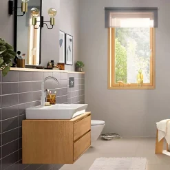 Hansgrohe Mitigeur de lavabo avec bec orientable, tirette et vidage chromé, Rebris E 210* Robinet Lavabo Et Vasque