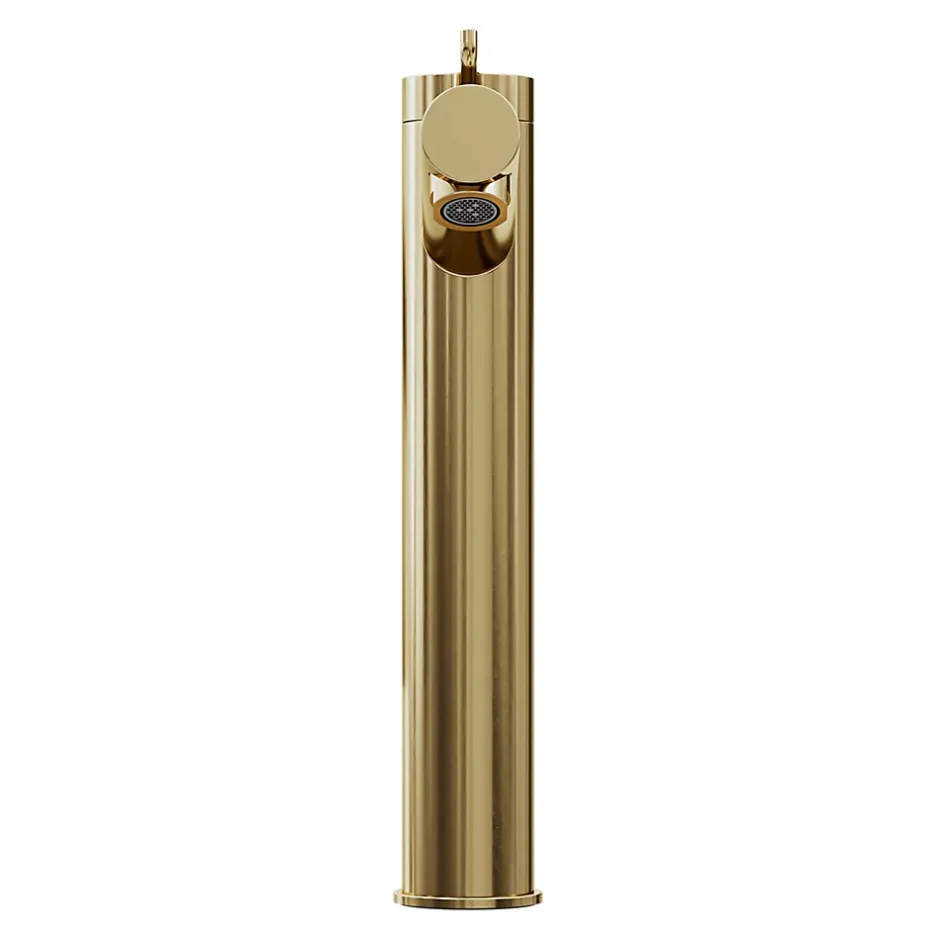 GoodHome Mitigeur de lavabo avec mousseur orientable, taille XL, doré, H.25,7 cm, Maza* Robinet Lavabo Et Vasque