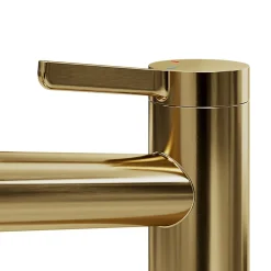 GoodHome Mitigeur de lavabo avec mousseur orientable, taille XL, doré, H.25,7 cm, Maza* Robinet Lavabo Et Vasque