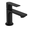 Hansgrohe Mitigeur de lavabo avec tirette et vidage noir mat, Rebris E 80 CoolStart* Robinet Lavabo Et Vasque