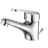 Auralum Max Mitigeur de lavabo avec Tirette de Vidage, Bonde Incluse, Robinet Salle de Bain Chromé Robinetterie en Laiton