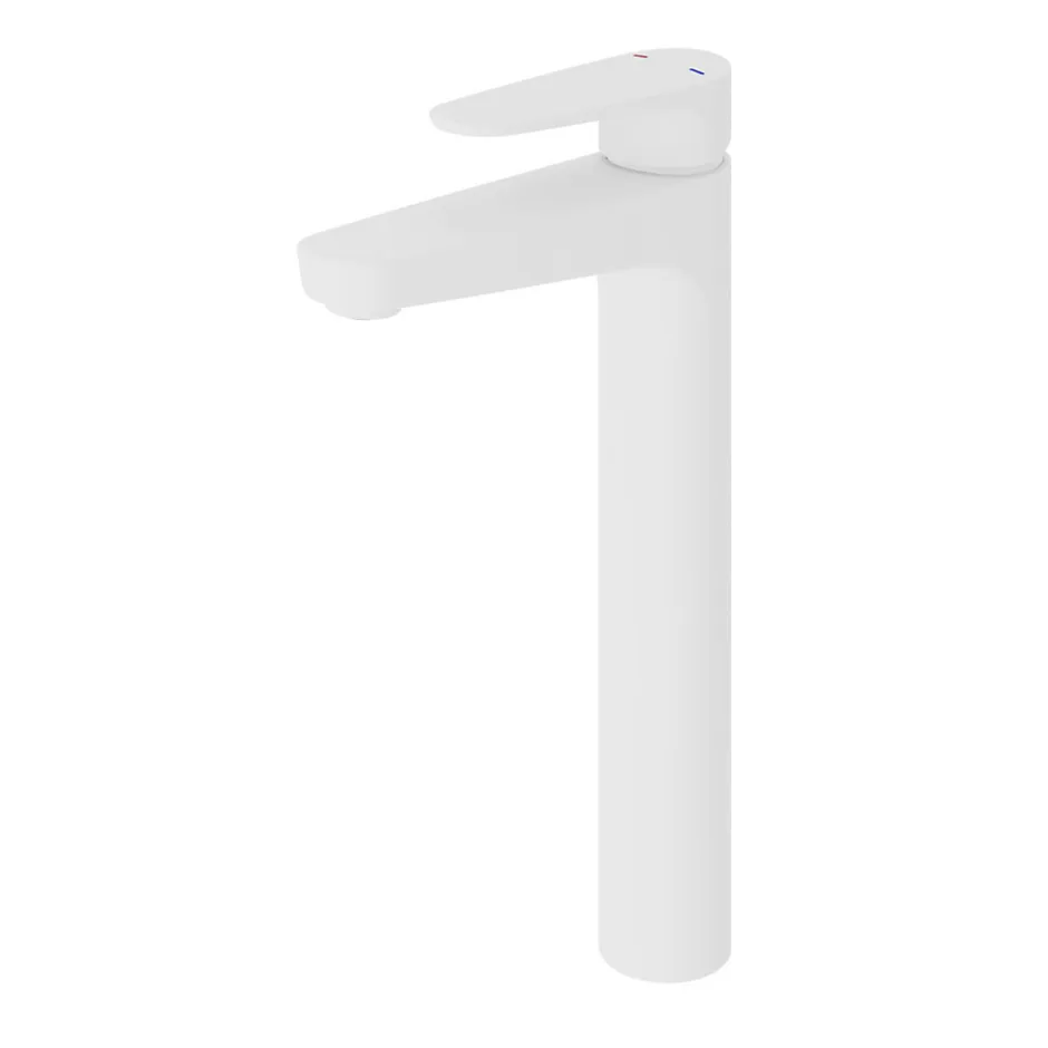GoodHome Mitigeur de lavabo blanc Cavally XL