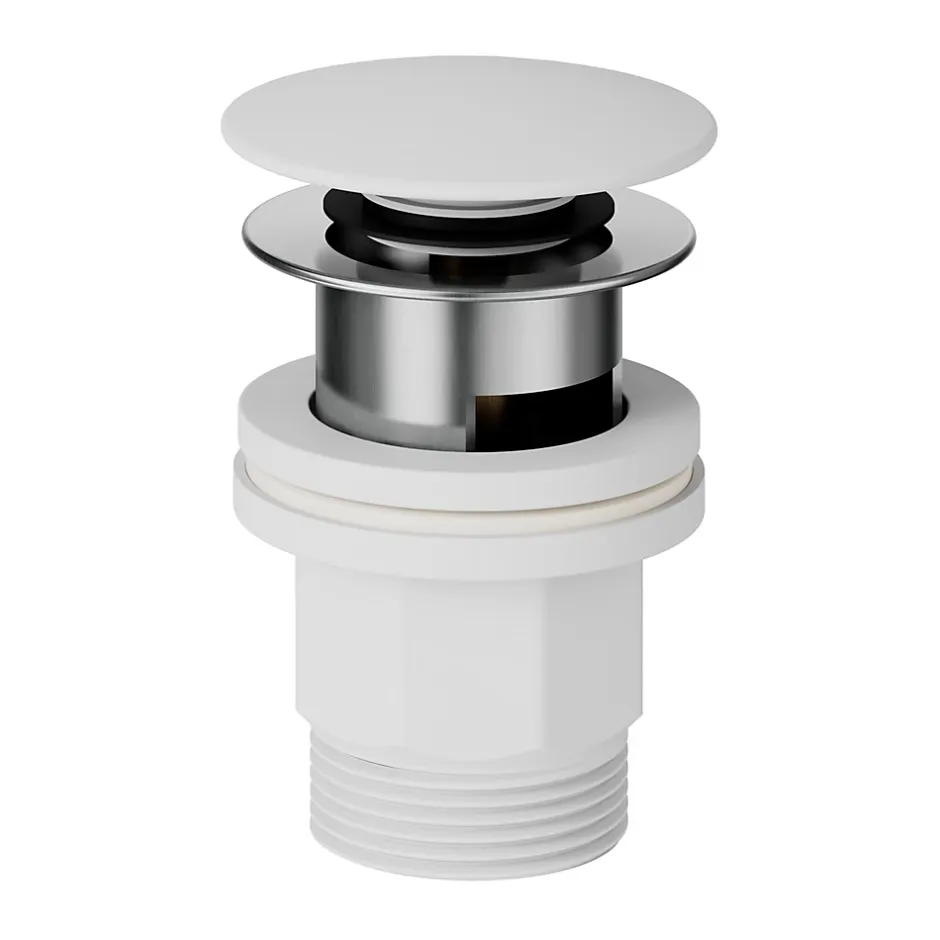 GoodHome Mitigeur de lavabo blanc Cavally XL
