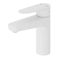 GoodHome Mitigeur de lavabo blanc Cavally M