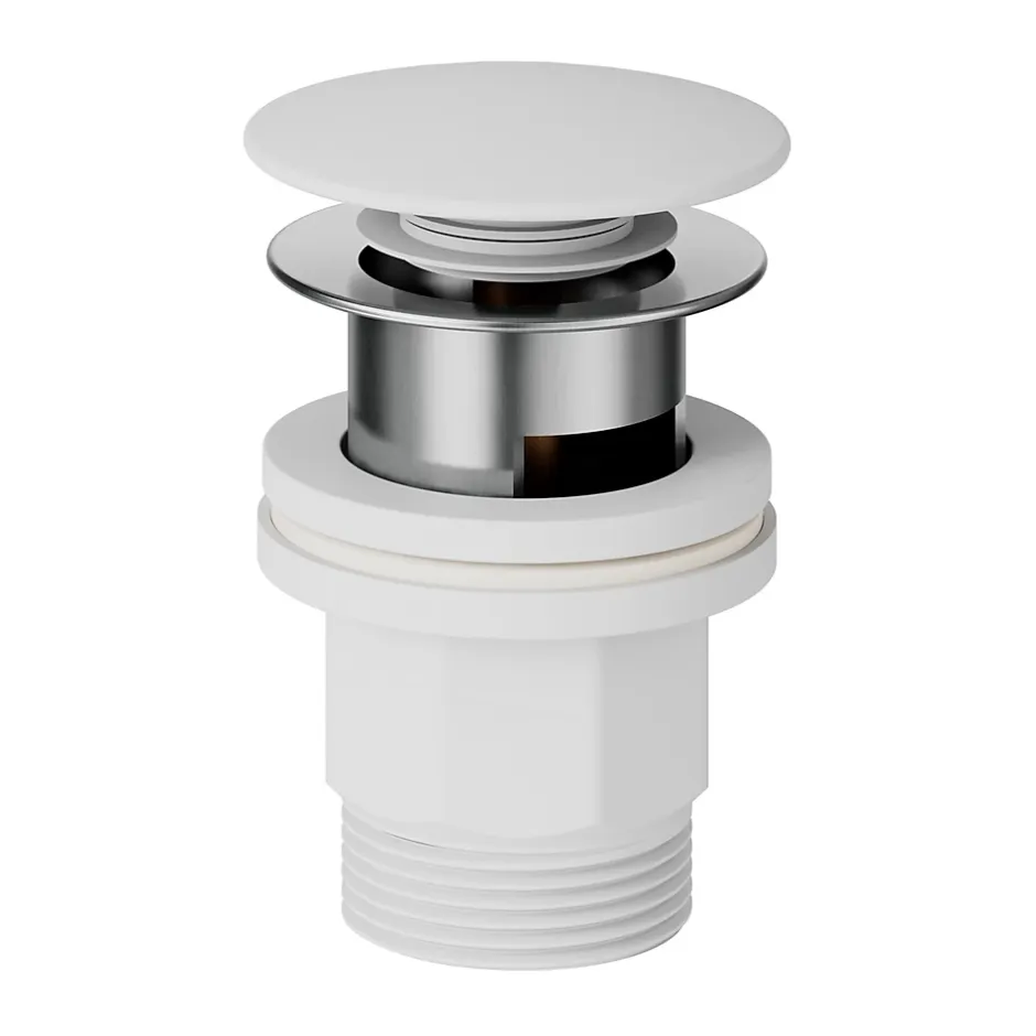 GoodHome Mitigeur de lavabo blanc Cavally M