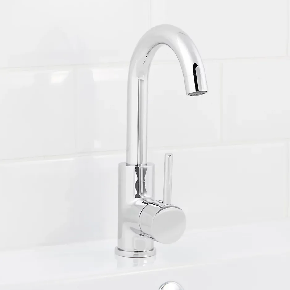 GoodHome Mitigeur de lavabo chromé Coggia