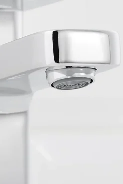 GoodHome Mitigeur de lavabo chromé Pazar* Robinet Lavabo Et Vasque