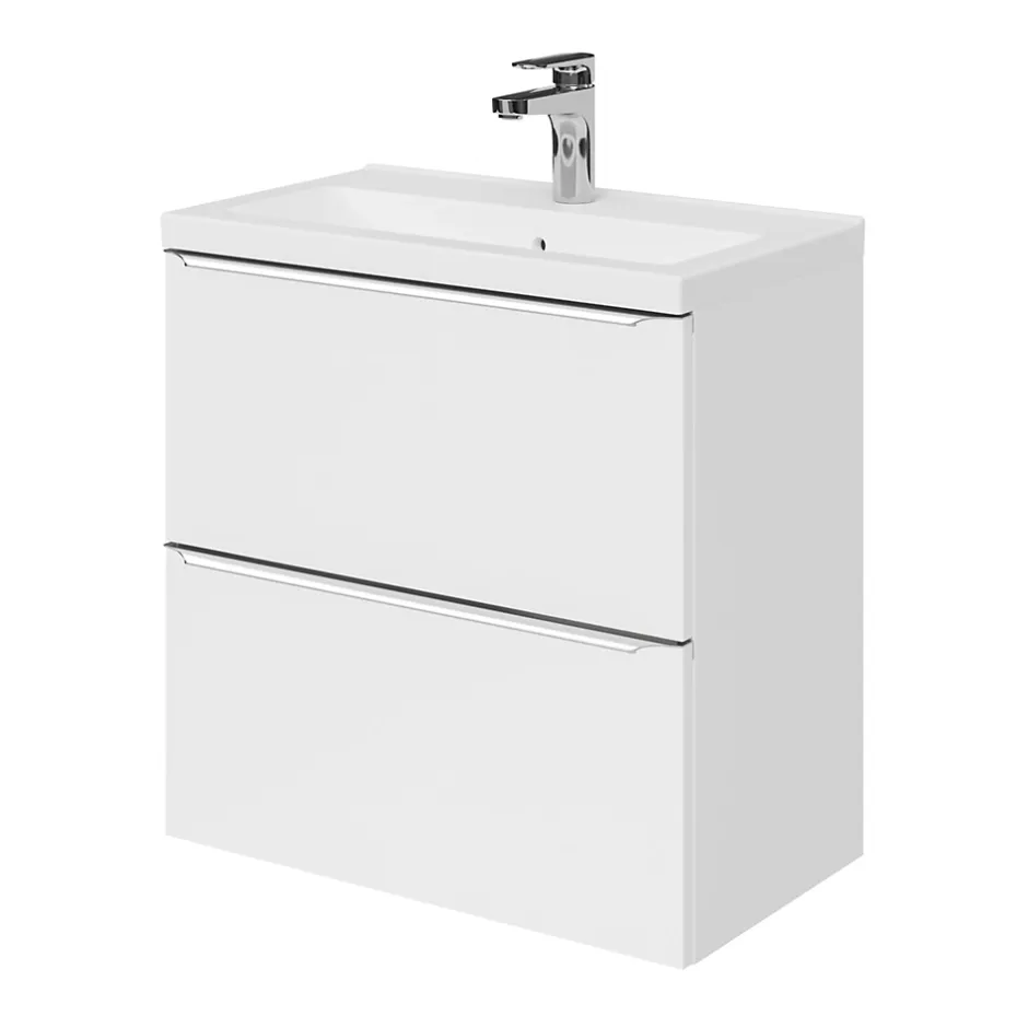 GoodHome Mitigeur de lavabo chromé taille M avec bonde clic-clac, Cavally* Robinet Lavabo Et Vasque