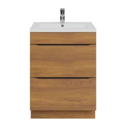 GoodHome Mitigeur de lavabo chromé taille M avec bonde clic-clac, Cavally* Robinet Lavabo Et Vasque