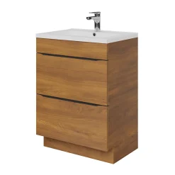 GoodHome Mitigeur de lavabo chromé taille M avec bonde clic-clac, Cavally* Robinet Lavabo Et Vasque