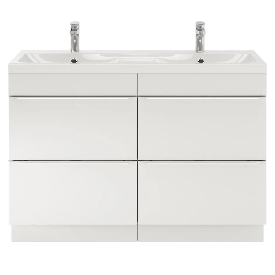 GoodHome Mitigeur de lavabo chromé taille M avec bonde clic-clac, Cavally* Robinet Lavabo Et Vasque