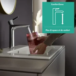 Hansgrohe Mitigeur de lavabo chromé Waterforms XL* Robinet Lavabo Et Vasque