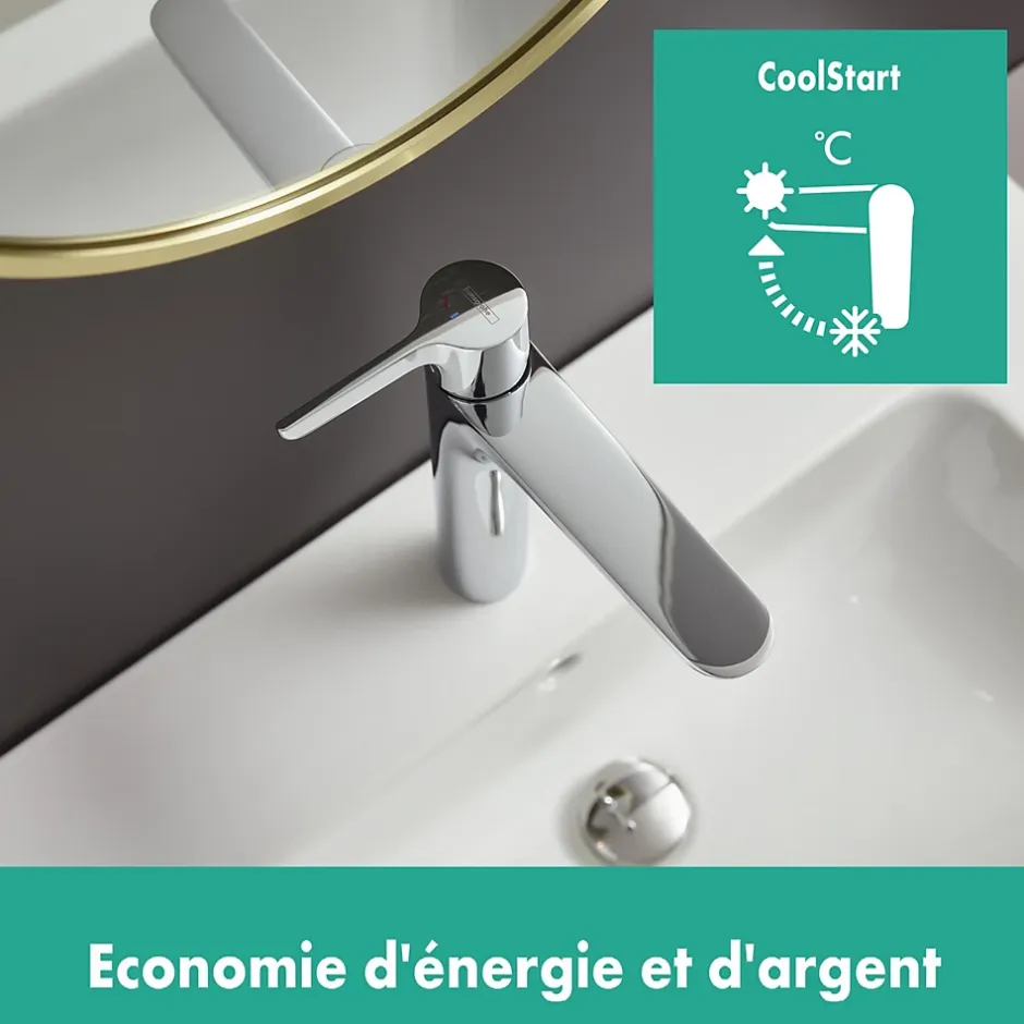 Hansgrohe Mitigeur de lavabo chromé Waterforms XL* Robinet Lavabo Et Vasque