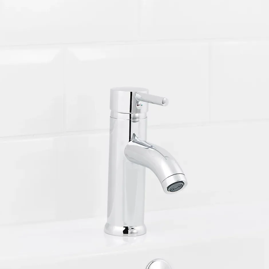GoodHome Mitigeur de lavabo chromé Hoffell