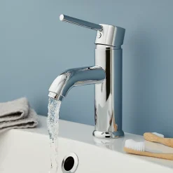 GoodHome Mitigeur de lavabo chromé Hoffell