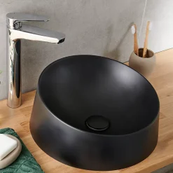 GoodHome Mitigeur de lavabo chromé Cavally XL* Robinet Lavabo Et Vasque