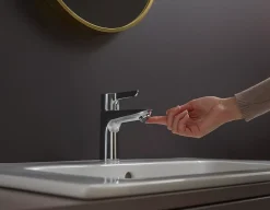 Hansgrohe Mitigeur de lavabo chromé Waterforms L CoolStart* Robinet Lavabo Et Vasque