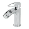 GoodHome Mitigeur de lavabo chromé effet chute d'eau Olmeto* Robinet Lavabo Et Vasque