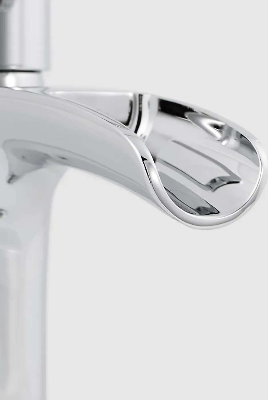 GoodHome Mitigeur de lavabo chromé effet chute d'eau Olmeto* Robinet Lavabo Et Vasque