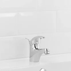 GoodHome Mitigeur de lavabo chromé Eidar* Robinet Lavabo Et Vasque