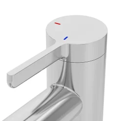 GoodHome Mitigeur de lavabo chrome taille M, Maza