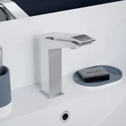 GoodHome Mitigeur de lavabo, chrome, Kaveri