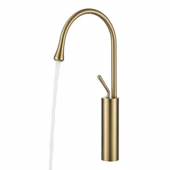 Signature Mitigeur de lavabo doré L - Installation facile et finition premium