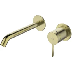 Essebagno Mitigeur de lavabo encastré mécanique, doré, Lollipop
