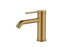Essebagno Mitigeur de lavabo en laiton cuivre brossé