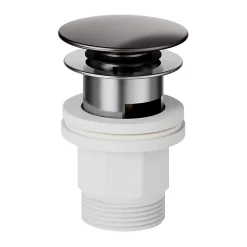GoodHome Mitigeur de lavabo H.17,4 cm, gun metal, Kolima