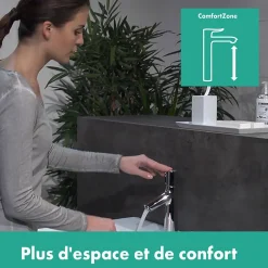 Hansgrohe Mitigeur de lavabo Talis Select S avec tirette et vidage finition chromée* Robinet Lavabo Et Vasque