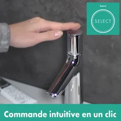 Hansgrohe Mitigeur de lavabo Talis Select S avec tirette et vidage finition chromée* Robinet Lavabo Et Vasque