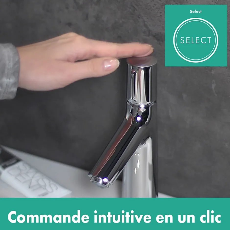 Hansgrohe Mitigeur de lavabo Talis Select S avec tirette et vidage finition chromée* Robinet Lavabo Et Vasque