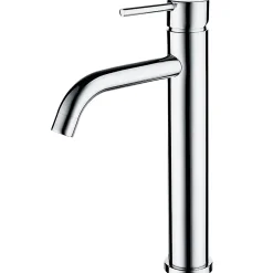 AICA Sanitaire Mitigeur de lavabo haut, chromé, monocommande, mixte froid/chaud